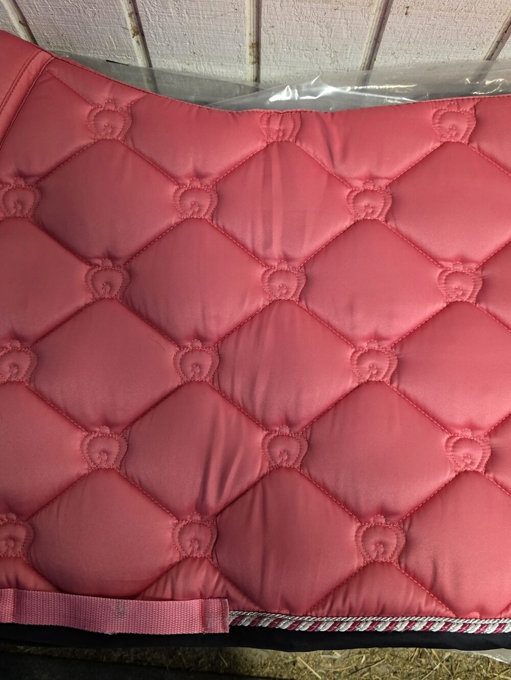 Ps Of Sweden Cranberry PINK Saddle Pad - Full Jump EUC